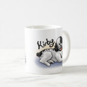 "Kirby"のカスタムなマグ コーヒーマグカップ (正面右)