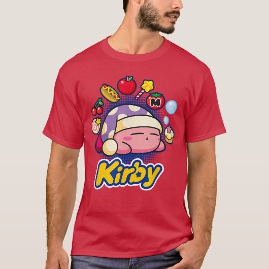 Kirby Sleeping Dreaming About Manyasty Littlerinke Tシャツ (正面)