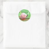 Kirby - sticker ラウンドシール (バッグ)