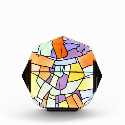 Kirchenfenster Botterens FR Suisse Fotoblock フォトブロック (正面)