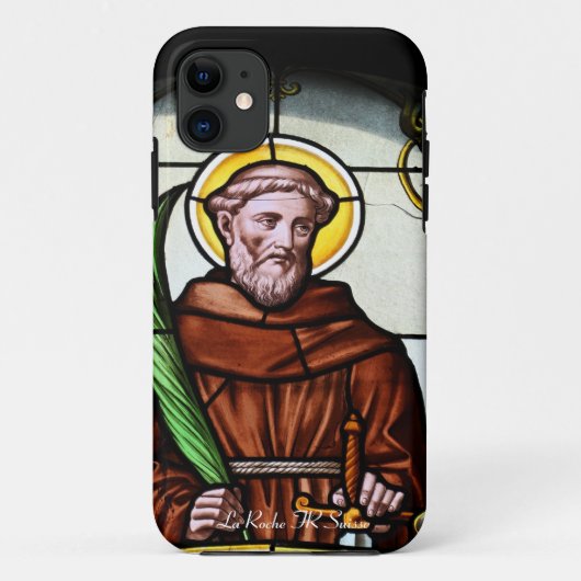 Kirchenfenster La Roche FR Suisse Case-Mate iPhoneケース (裏面)