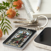 Kirchenfenster Schweiz Suisse / Schlüsselanhänger キーホルダー (正面右)