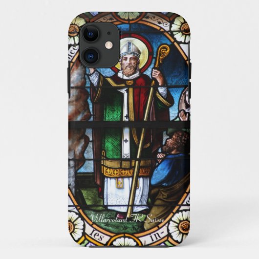 Kirchenfenster Villarvolard FR Suisse Case-Mate iPhoneケース (裏面)