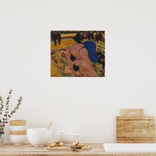 Kirchner – サーカスの力士 ポスター (キッチン)