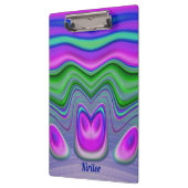 KIRILEE to 3D!ピンク、紫、緑、青 クリップボード (左)