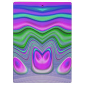 KIRILEE to 3D!ピンク、紫、緑、青 クリップボード (裏面)