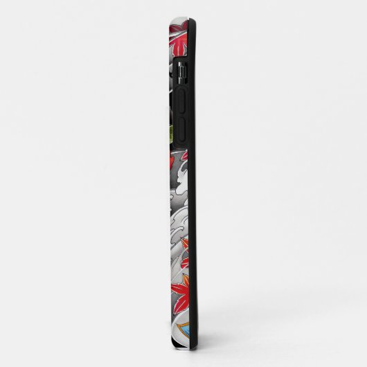 Kirinの日本のな入れ墨の芸術の水彩画の絵画 Case-Mate iPhoneケース (裏面/左)