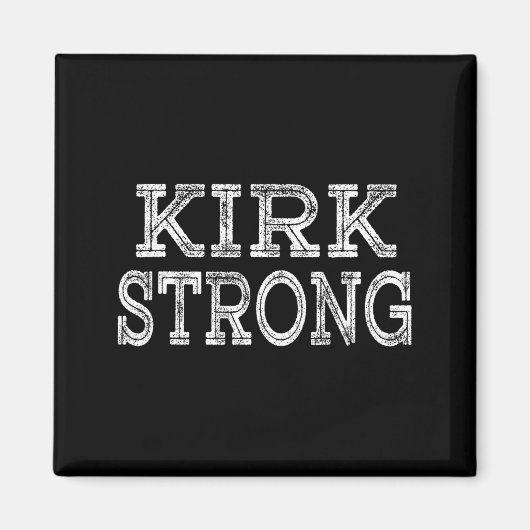 KIRK 強いチーム 家族の再会 名字 チーム マグネット (正面)