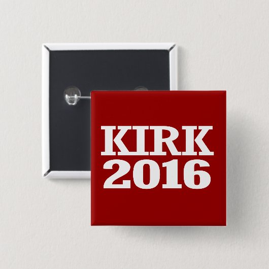 Kirk - Kirk 2016年に印を付けて下さい 缶バッジ (正面&裏面)