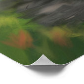 Kirkjufall:威厳のあるアイスランドの風景パノラマ ポスター (角)