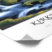 Kirkjufell Iceland Wall Art, Mountain Poster ポスター (角)