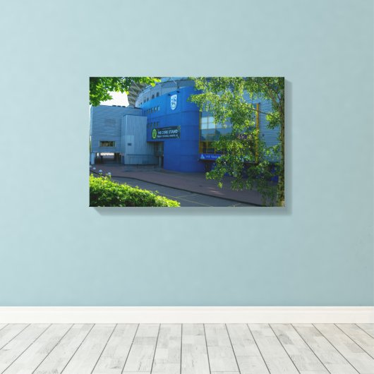 Kirklees Stadium, Huddersfield キャンバスプリント (インサイチュ (ウッドフロア))