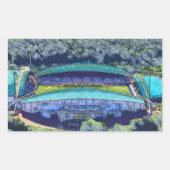 Kirklees Stadium, Huddersfield 長方形シール (正面)