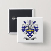 Kirkpatrickの家紋の紋章付き外衣 缶バッジ (正面&裏面)