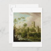 Kirkstall Abbey, Yorkshire, 1747 (キャンバス油) ポストカード (正面/裏面)