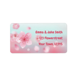 Kirschblüten - rosa mint | romantischer  ラベル