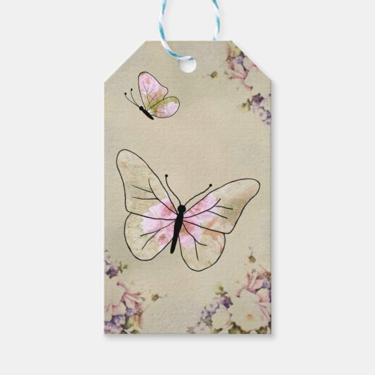 Kirschblütenschmetterling ギフトタグ (正面)