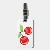 Kirschen cherries ラゲッジタグ (正面縦)
