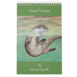 Kirsten Sneathによる動物画 カレンダー