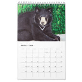 Kirsten Sneathによる動物画 カレンダー (1月 2026)