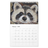 Kirsten Sneathによる動物画 カレンダー (2月 2026)