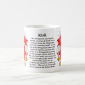 Kish、起源、意味および頂上 コーヒーマグカップ (中央)