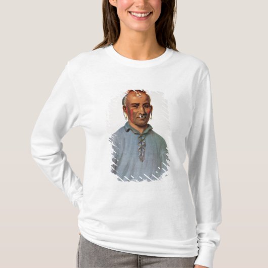 Kish-Kal-Waのショーニー人の責任者 Tシャツ (正面)