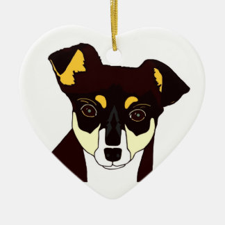 Kishaのチワワのオーナメントの白 セラミックオーナメント