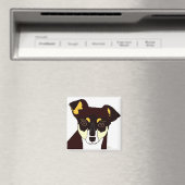 Kisha Chihuahuaマグネット – ホワイト マグネット (インサイチュ (食洗機))