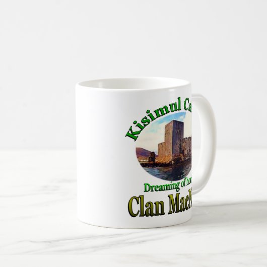 Kisimulの家の城Barraの夢を見る一族MacNeil コーヒーマグカップ (正面右)