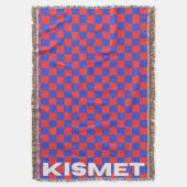 Kismetチェックアウト スローブランケット (正面縦)