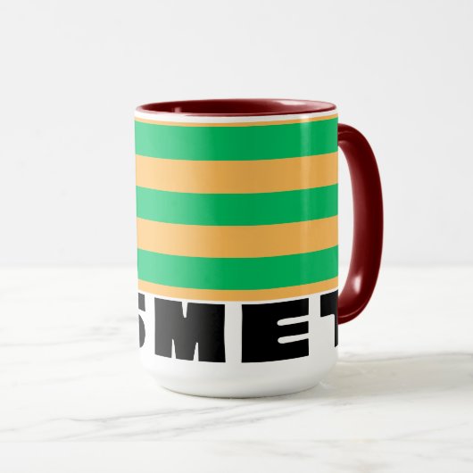 Kismet Mint  burgundy マグカップ (正面右)