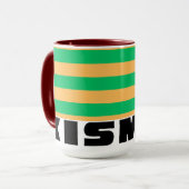 Kismet Mint  burgundy マグカップ (正面左)