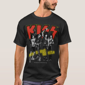 Kiss - ロックンロール・オールナイト - フル イエローとレッド tシャツ