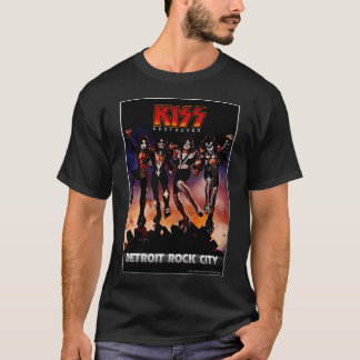 KISS ® バンド - Destroyer Detroit Rock City No Tシャツ
