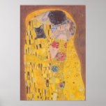 Kiss and cat Gustav Klimt ポスター<br><div class="desc">個展「メラノ美術館所蔵作品展」2008出品作品</div>