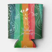 Kiss and hearts gay love 缶クーラー (正面)