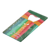 "Kiss and hearts" of gay love women クレジットカード栓抜き (正面アングル)