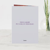 KISS AND MAKE UP SORRY CARD サンキューカード (裏面)