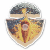 KIss Cut Hungry Hollow Brewing Sticker  シール (正面)