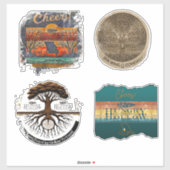 Kiss Cut Hungry Hollow Stickers (4) シール (シート)