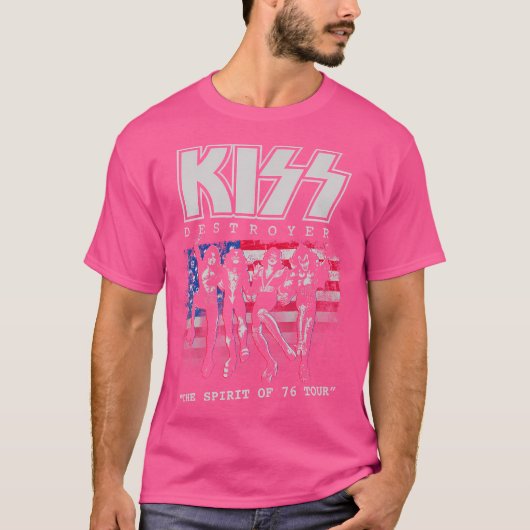 Kiss Destroyer The Spirit Of '76 Tシャツ (正面)