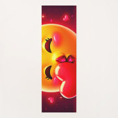 Kiss Emoji: Love and Hearts Art ヨガマット (正面)