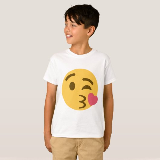 Kiss Emoji Tシャツ (正面フル)