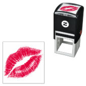 Kiss Lips,Realistic Lipstick Kiss  セルフインキングスタンプ (インサイチュ)