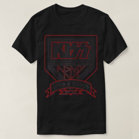 KISS Loud & Proud Tシャツ (デザイン正面)