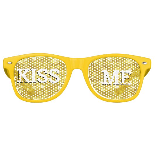 KISS ME グラマー サングラス / パーティー用 ファンシー サングラス (正面)