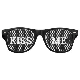 KISS ME レトロ サングラス / 楽しいパーティー サングラス