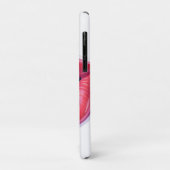 Kiss Me Glossy Red Lips Art Illustration Case-Mate iPhoneケース (裏面/左)