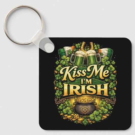 Kiss Me, I’m Irish キーホルダー (正面)